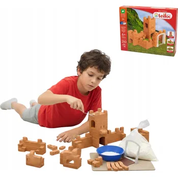 ostatní stavebnice Stavebnice Cihliček Stavebnice Stavební pro děti Teifoc Hrad 210 dílků