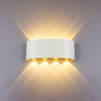 Nástěnné svítidlo LED nástěnné svítidlo MODERNÍ 8W 3000K TEPLÁ BÍLÁ HYDONG MODERNÍ