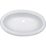 Comet Oválné umyvadlo Bílá