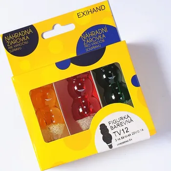 Žárovka Exihand Náhradní barevné žárovky SNĚHULÁK blistr 3 ks