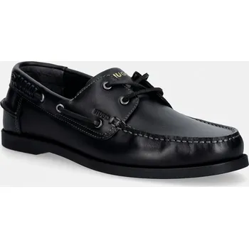 Dámské mokasíny Kožené mokasíny HUGO Darcy 50563321.001 černá 99X, EUR 41