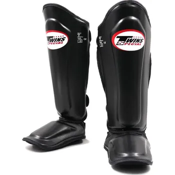 Chránič holeně pro bojový sport Chrániče holení a nártu Twins - černá, SGL 7 L