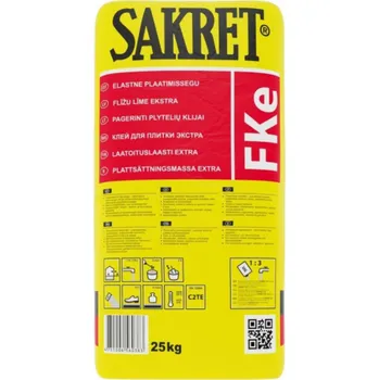Průmyslové lepidlo Lepidlo na obklady Sakret FKE, 5 kg