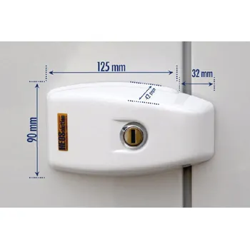 Okenní klika HEOSolution Zámek HEOSafe VAN Security Bílá 2 ks