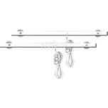 Ostatní Držák koupelnového závěsu