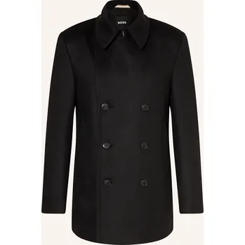 Pánský kabát Boss Pánský Caban Kabát Hyde, černá, 46