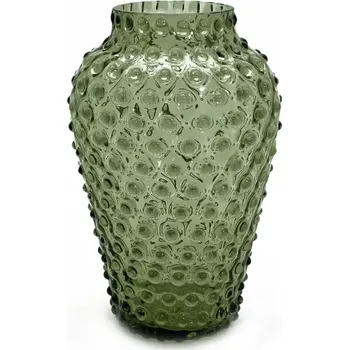 Váza Váza 21cm – Hobnail – Ananas – lesní zelená | 126721