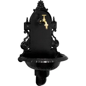 Umyvadlo Zahradní Umyvadlo VERONA s Kohoutkem, ČERNÁ (Prvotřídní kvalita)