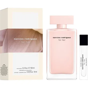 Dámský parfém narciso rodriguez For Her narciso rodriguez for her parfémovaná voda 100 ml + narciso rodriguez for her PURE MUSC parfémovaná voda 10 ml