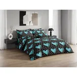 Povlečení z mikrovlákna KASUGA tyrkysové Rozměr povlečení: 2 ks 70 x 90 cm | 200 x 220 cm 156173741