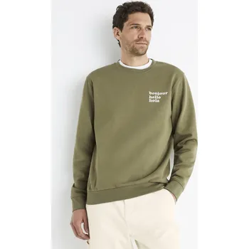 Pánská mikina Celio Mikina Beprix 1107451 Khaki S