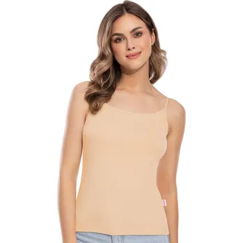 Emili košilka Tisa - béžová, S (Viskózová spodní košilka)