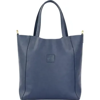 Gaira® Kožená taška 58017, Barva modrá