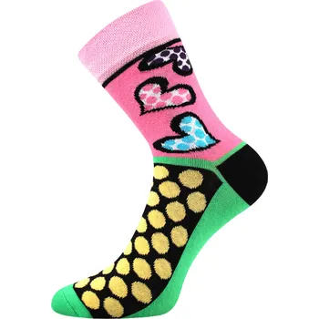 Dámské ponožky Dámské ponožky Voxx - klasická výška - Ivana - růžová barva