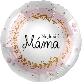 Balónek Premioloon Balonek fóliový Nejlepší máma, 43 cm