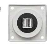 Berker USB dvojzásuvka Integro Bílá