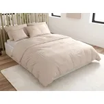 Hotelové povlečení z mikrovlákna JASMINE šampaň - proužek 2 cm Rozměr povlečení: 2 ks 70 x 90 cm | 200 x 220 cm 156216511