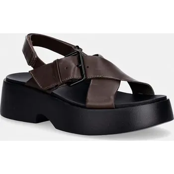Dámské sandále Kožené sandály Camper Tasha K201860.004 hnědá 88X, EUR 37