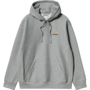 Pánská mikina MIKINA CARHARTT WIP Hooded American Scri - šedá - S + při osobním odběru 2 461 Kč