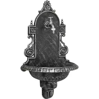 Umyvadlo Zahradní Umyvadlo VERONA s Kohoutkem, ANTICKÉ STŘÍBRO (Prvotřídní kvalita)