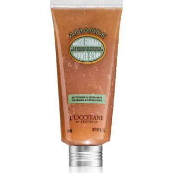 Tělový peeling L’Occitane Almond Shower Scrub sprchový peeling 200 ml