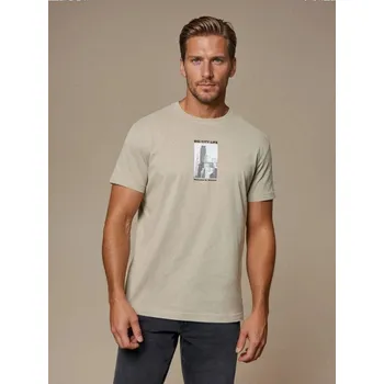 Sinsay - Bavlněná košilka s potiskem - zelená - 277HL-07X - 277HL-07X-XL