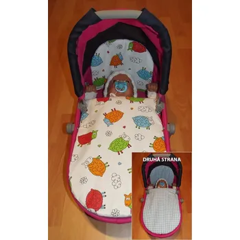 Doplněk pro panenku Peřinky do kočárku pro barevné panenky Ovečky