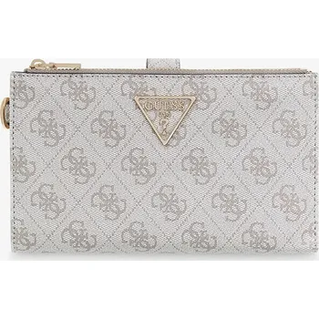 Peněženka Peněženka GUESS Laurel II Slg Double Zip Organizer Dark Taupe Logo Universal