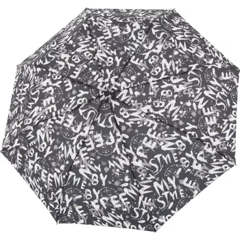 Deštník DERBY Hit Magic Printed Graffiti - dámský plně automatický deštník bílá 74465PGR01