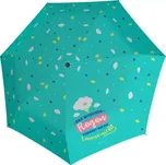 DOPPLER Kids Mini HAPPY CLOUD - dětský skládací deštník zelená 700365MW03