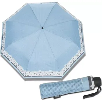 Deštník DERBY Hit Mini Sierra - dámský skládací deštník modrá 700265PS03