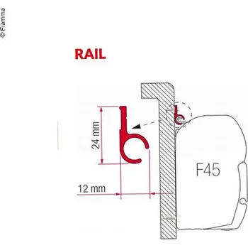 Markýza Fiamma Adaptér kolejnice "R" 300 cm