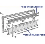 Dometic S4 Okno - Závěsné rolety v bílé barvě
