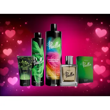 Kosmetická sada Puella Valentýnský set - Luxusní praní