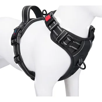 Postroj pro psa Černý postroj pro psa vel. M PHOEPET ‎B1008