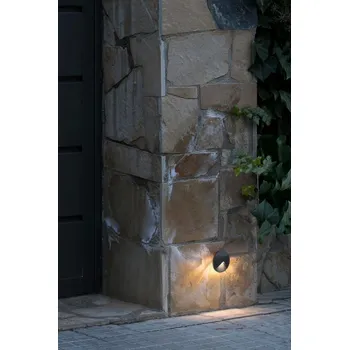 Venkovní osvětlení UVE zapuštěné svítidlo do zdi, tmavě šedá - FARO