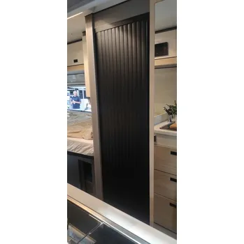 špunt do vany a umyvadla Carbest Rolovací dvířka sprchy černé