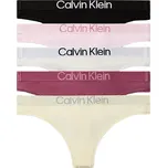 Dámská tanga Calvin Klein QD5331E 3C0, 5pack velikost M