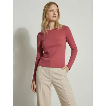 Dámské tričko Sinsay - Bavlněné tričko s&nbsp;dlouhými rukávy - jiné - 539HA-37X - 539HA-37X-XS