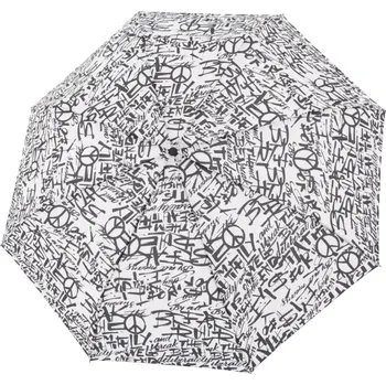 Deštník DERBY Hit Lang AC Graffiti - dámský holový vystřelovací deštník vícebarevný 77265PGR02