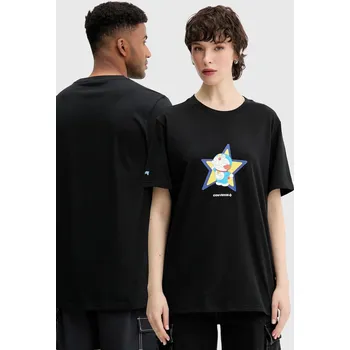 Pánské tričko Bavlněné tričko Converse X DORAEMON GRAPHIC 10028894.A01 černá 99A, vel. S