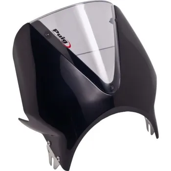 Plexi štít PUIG VISION 005NH černá/kouřová pro HONDA CB 600 F Hornet (S ABS)