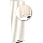 Volně stojící lamelová dělící příčka na míru KRÉMOVÁ - Šířka 99 cm (zabaleno do 2 balíků)