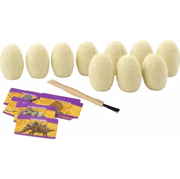 Hračka LEAN Toys 17980 Archeologická sada Vykopávky - dinosauři, 12 vajec