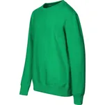 MALFINI® Dětská basic mikina Crew 427 středně zelená 122 cm/6 let + Množstevní slevy