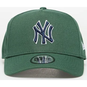 Kšiltovka Kšiltovka New Era 9FORTY New York Yankees Aframe MLB Outline Script Cilantro Green Universal