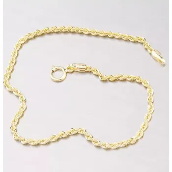 Náramek Dutý náramek zlato 585 Valis 44-1359 délka 17 cm