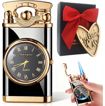 Zapalovač ELEGANTNÍ ZAPALOVAČ S VĚTRUVZDORNÝM OTVOR PRO PLNĚNÍ VZDUCHEM