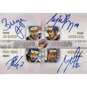 Příslušenství ke karetním hrám neoficiální AUTO set 2011-12 HC Vítkovice Steel, 42 ks karet