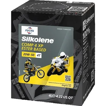 Motorový olej Motorový olej SILKOLENE COMP 4 20W-50 - XP 4 l pro YAMAHA FZS 600 Fazer
